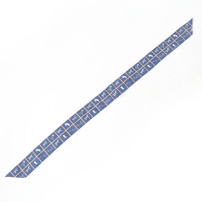 Hermes Twilly Couvertures Et Tenues De Jour Horsewear 100% Silk Marine Beige