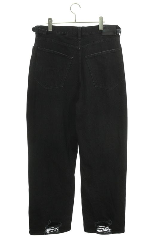 Balenciaga 697833 Tbp47 Destroy Baggy Denim Pants Men's M