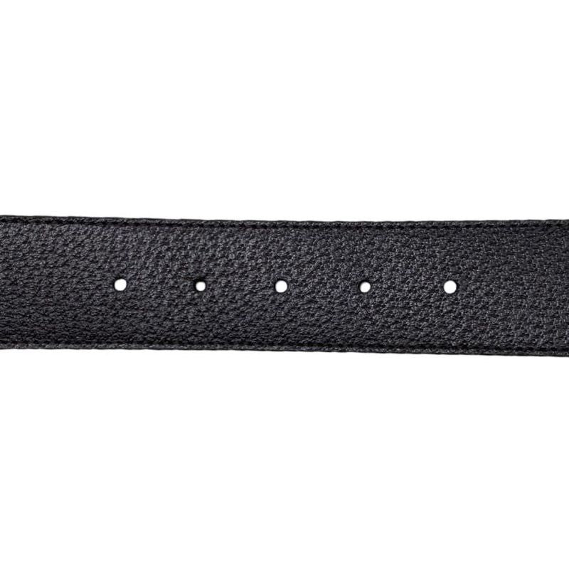 Gucci Wide Belt Double G 406831 Dj20t 1000 Calfskinleather Black Goldhardware