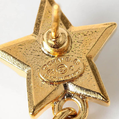 Chanel Earrings Drop Earrings Gold