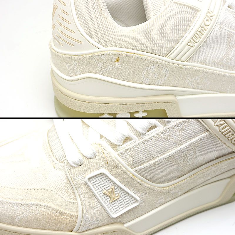 Louis Vuitton Low Cut Sneakers LV Trainer Line 8 Monogram White