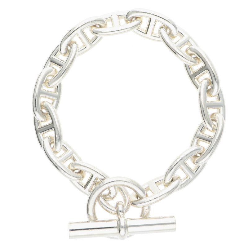 Hermes Chaine D'ancre GM Chaine D'ancre GM Silver Bracelet Men's 14link