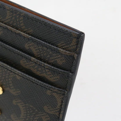 Celine Cardholder 10l83 2cqh.04lu Card Case Triomphe Canvas Scuff Deuce