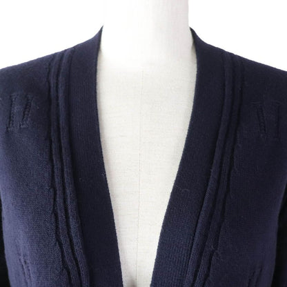 Hermes 2019 100% Wool H Pattern With Serie Buttons Long Sleeves Knit Cardigan