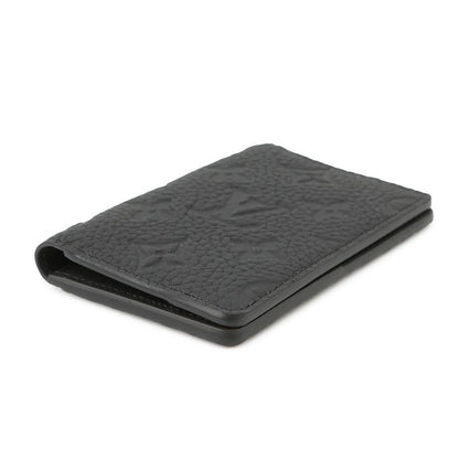 Louis Vuitton Card Case Monogram Taurillon Organizer de Poche Noir Black