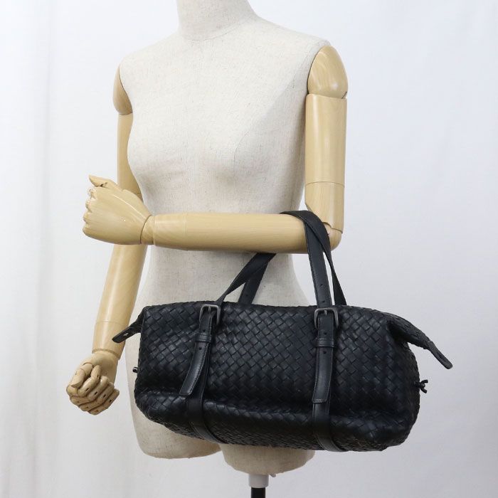 Bottega Veneta Intrecciato Mini Boston Leather Women
