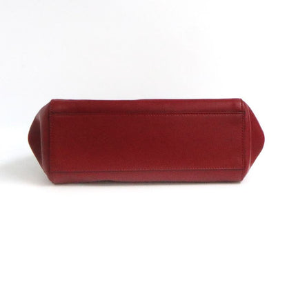 Gucci Bamboo Nimfair Small 2WAY Handbag 453767 Red Leather Shoulder