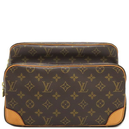 Louis Vuitton Shoulder Bag Nile Monogram Canvas Monogram Gold Hardware Brown