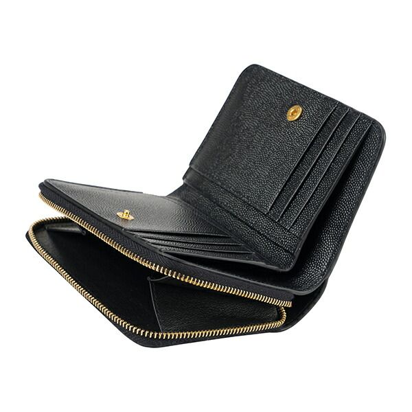 Saint Laurent Bifold Wallet Compact Wallet Black