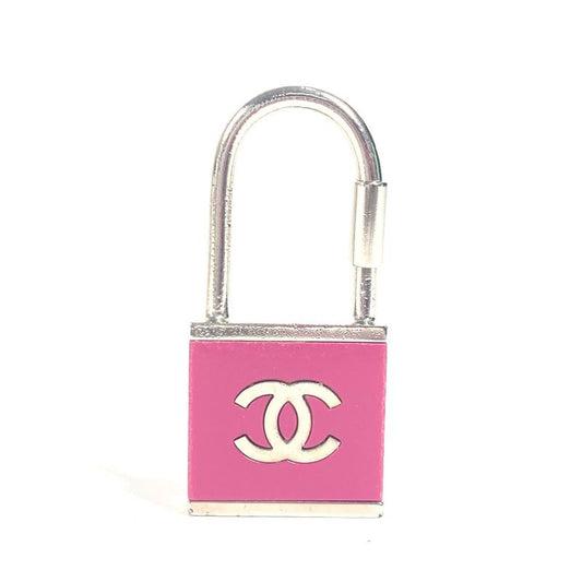 Chanel Key Holder CC Coco Logo Metal Pink