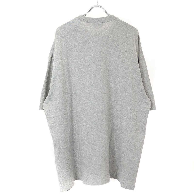 Balenciaga 22ss London Cities Logo T Shirt T-Shirt 612966 Tlvg5 Grey XXL