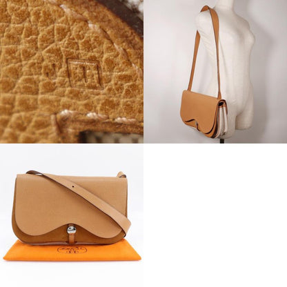 Hermes Sac Colorado MM Toile Ashe X Vacheriege Gold Brown □I Ladies Shoulder Bag