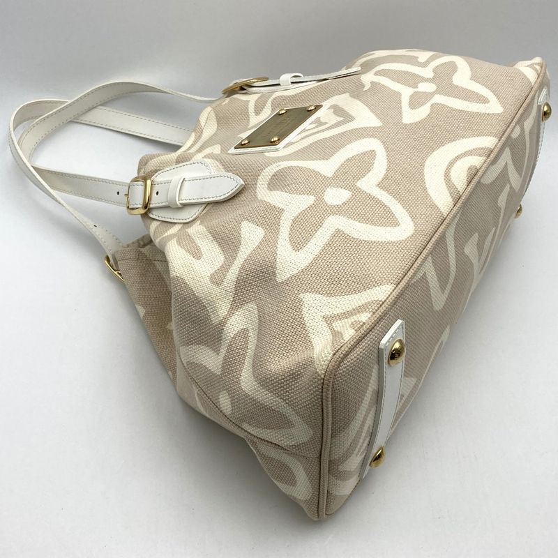 Louis Vuitton M95674 Taisienne PM Tote Bag Beige Canvas/leather