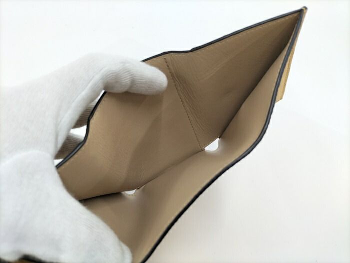 Loewe Triford Wallet Yellow Beige