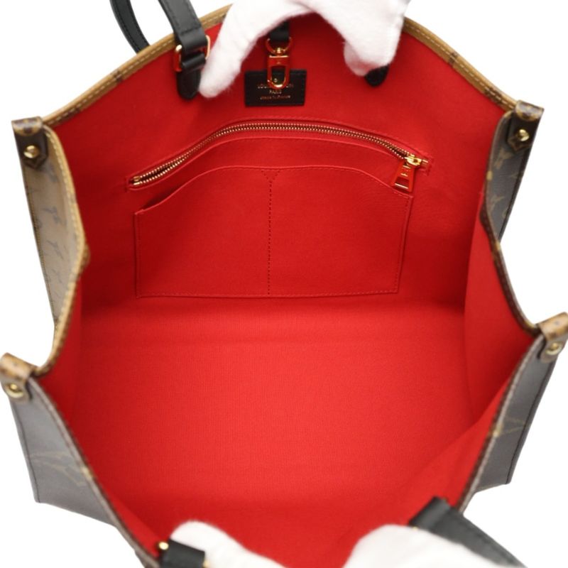 Louis Vuitton M45321 Monogram Tote On-the-go MM Tote Bag Louis Vuitton Brown