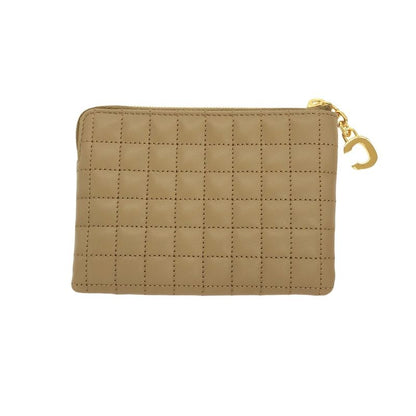 Celine Ccharm Quilted Coin Case 10b823bfl Brown