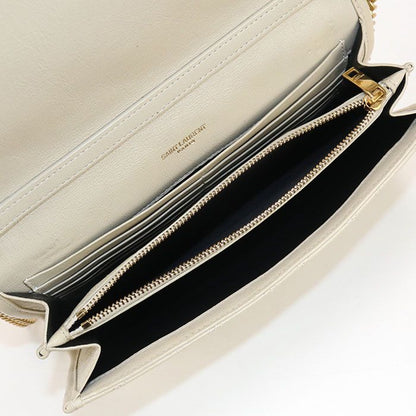 Saint Laurent Cassandra 585031 Chain Wallet Leather Women