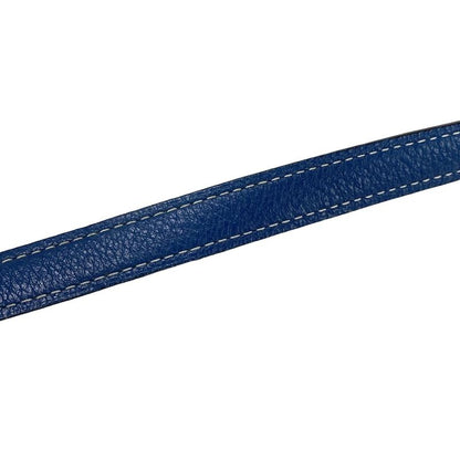 Hermes Shoulder Bag Evelyn TPM Blue Silver Hardware