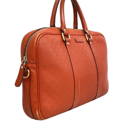 Gucci Business Bag Diamante Orange Gold — view 2
