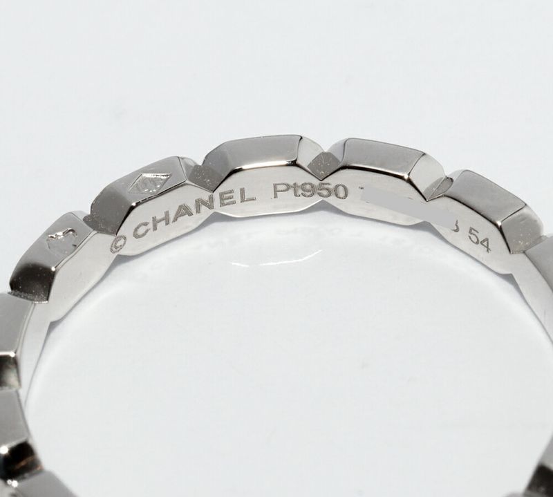 Chanel Pt950 Diamond Ring Pt950 Diamond Approx 030ct Première Promes Wedding