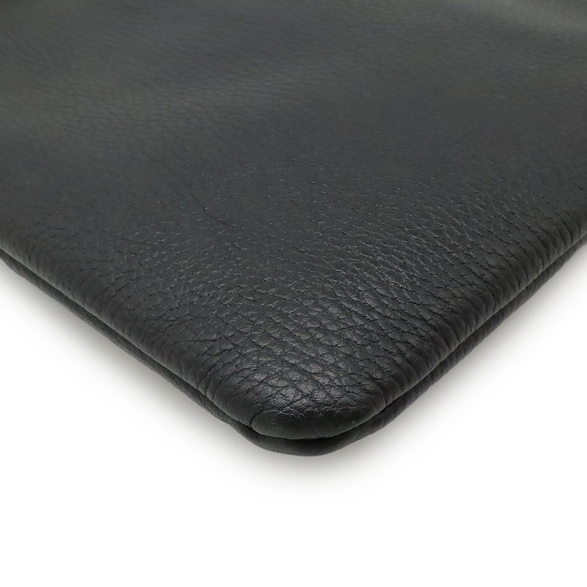 Gucci Bamboo Tassel Clutch Bag Second Bag Leather Black Gold Hardware Outlet