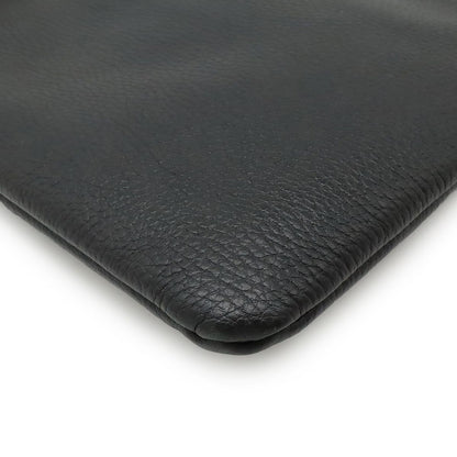 Gucci Bamboo Tassel Clutch Bag Second Bag Leather Black Gold Hardware Outlet