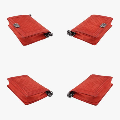 Chanel Boy Chanel Red Leather A67087 18660418