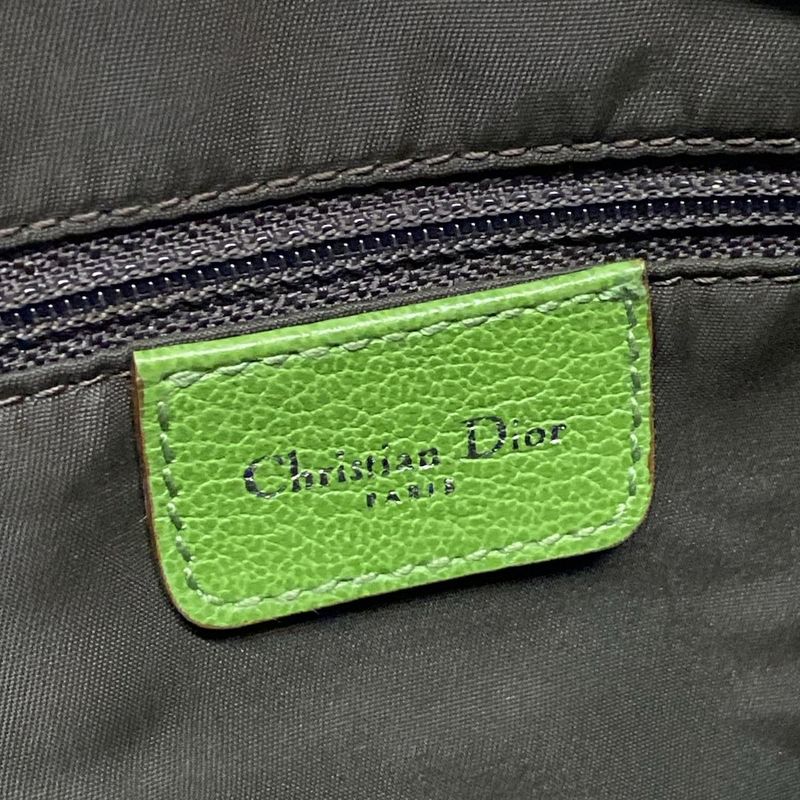 Dior/christian Dior Shoulder Bag Rasta Beige X Yellow X Multi Leather