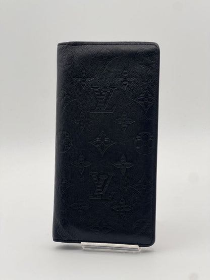 Louis Vuitton Long Wallet Monogram Shadow Portefeuille Blazer 39ga845