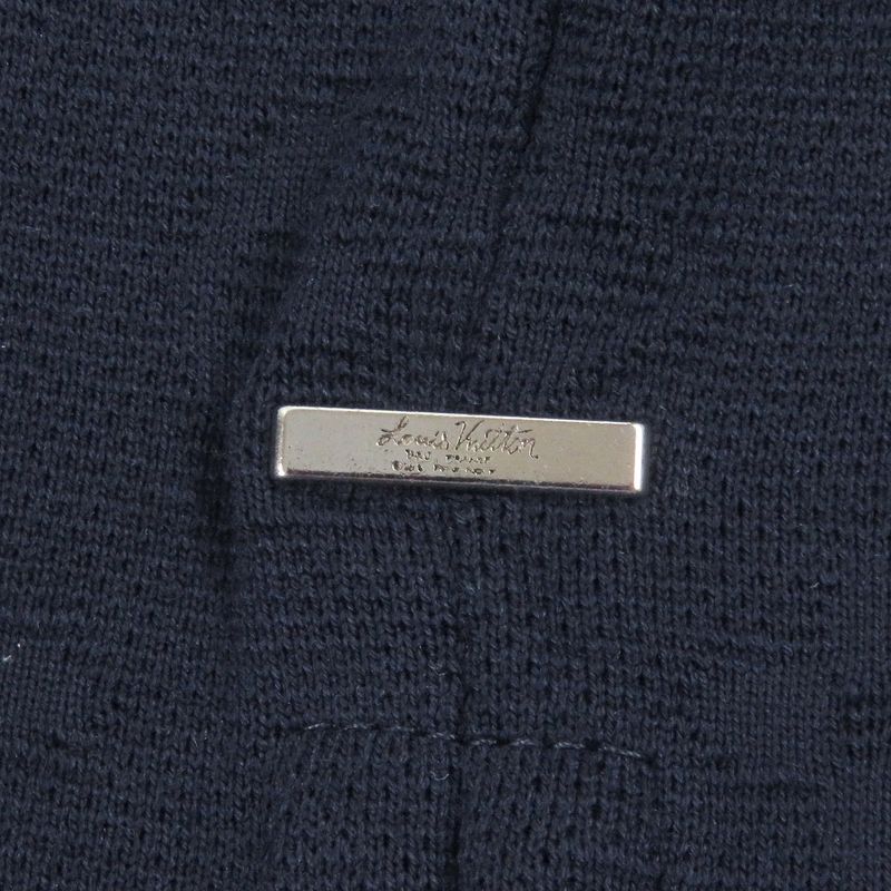 Louis Vuitton 24SS 1afbaf Pique Cotton T-shirt Cut And Sewn Monogram Navy S