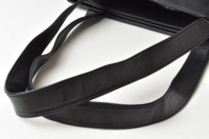 Chanel Shoulder Bag Tote Bag A4 Chanel Coco Mark Lamb Leather Black