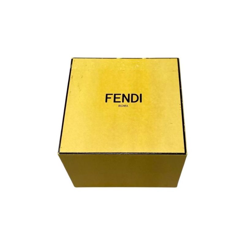 Fendi Ring Logo Letta 7 Aj272 M Size Black