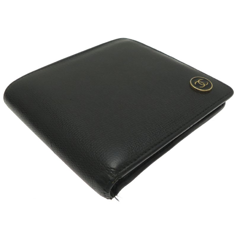 Chanel Bifold Twist Black Wallet