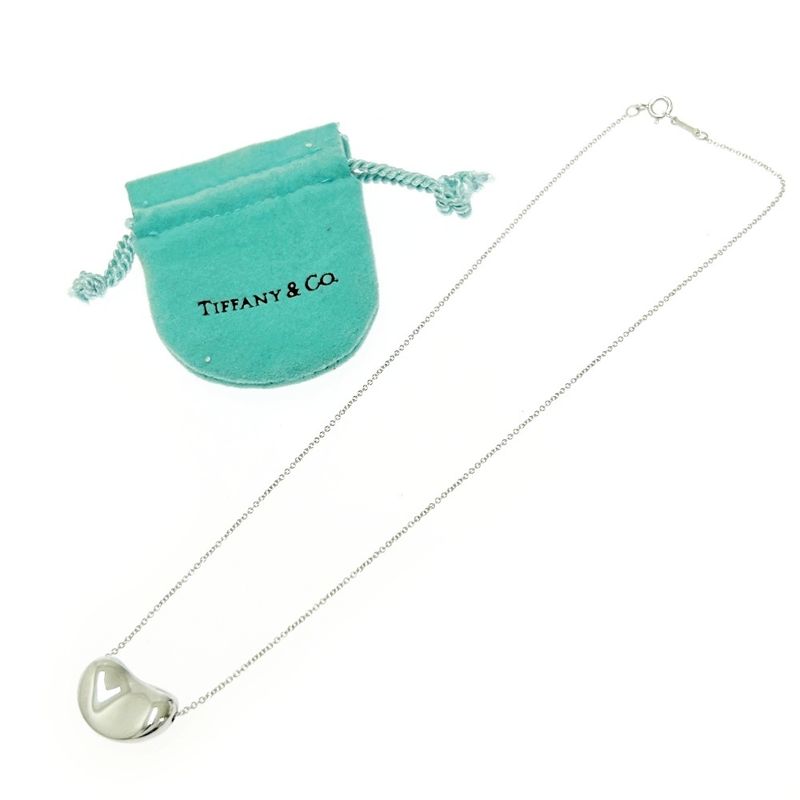 Tiffany & Co Tiffany & Co Silver Elsa Peretti Bean Necklace 8.0g 925 Engraved