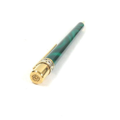 Cartier Panthère Malachite Douvre C Marble Pattern Twist Ballpoint Pen Green