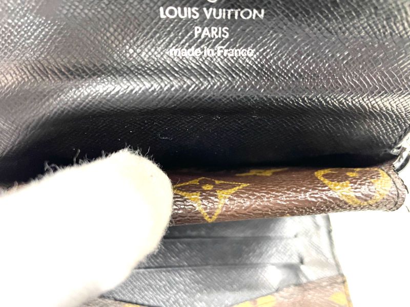 Louis Vuitton Monogram Macassar Portefeuille Compact Trifold Wallet M60167