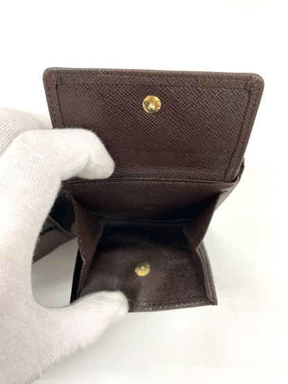 Louis Vuitton Damier Portefeuille Marco Folded Wallet N61675 Ebène (brown) Made
