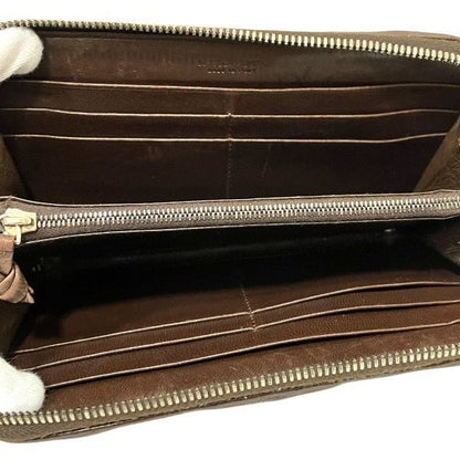 Bottega Veneta 114076-v3881-2040 Round Zipper Long Wallet Unisex