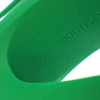 Bottega Veneta Jimbo Rubber Heel Sandals Green 36