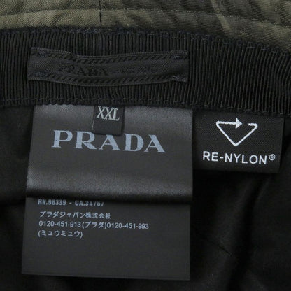 Prada 2023 2hc350 Re-nylon Camouflage Triangle Logo Bucket Hat Khaki XXL Made