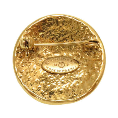 Chanel Coco Mark Vintage Gold Brooch 94P Accessories 0090 Chanel