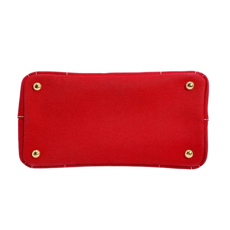 Prada Bn2439 Mini 2-way Canapa Tote Bag Prada Red