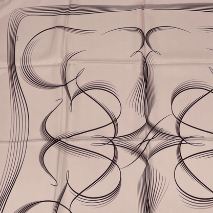 Hermes Scarf Carre 90 Silk 24 Faubourg 24 Faubourg Pink