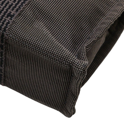 Hermes Her Line Tote PM Handbag Tote Bag Gray Black Canvas Women Hermes