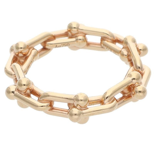 Tiffany & Co Hardwear Hardware 18K Pink Goldring Men's Size 6