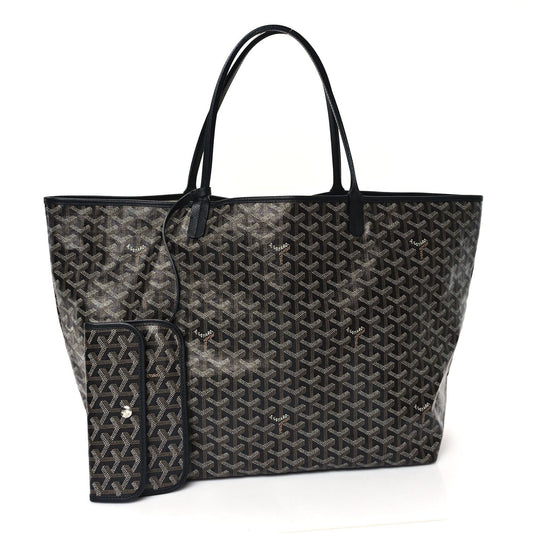 Goyard Saint Louis GM Black St Louis Shoulder Tote Bag Purse