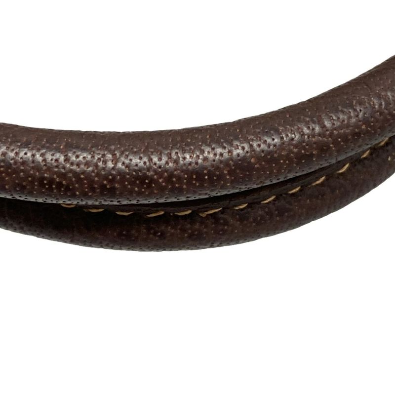 Hermes Garden Party TPM Ivory And Dark Brown Leather