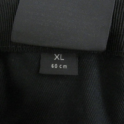 Gucci 200035 GG Canvas Webline Baseball Cap Hat Black Xl/60cm (23.62in) Made In