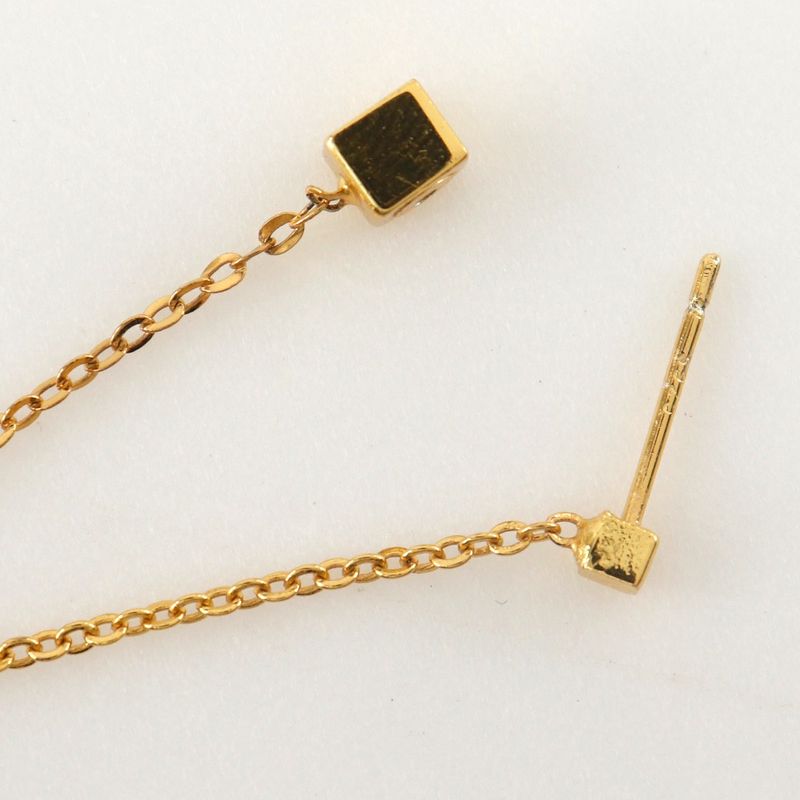 Celine Triomphe Lariat Gold Plated Ladies 6.6g Earrings