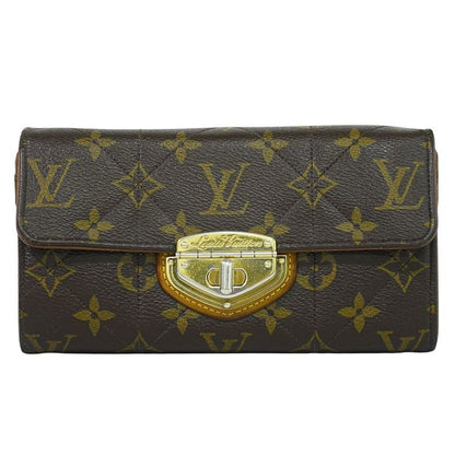 Authentic Louis Vuitton LV Portefeuille Sarah Monogram Etoile Long Wallet Brown